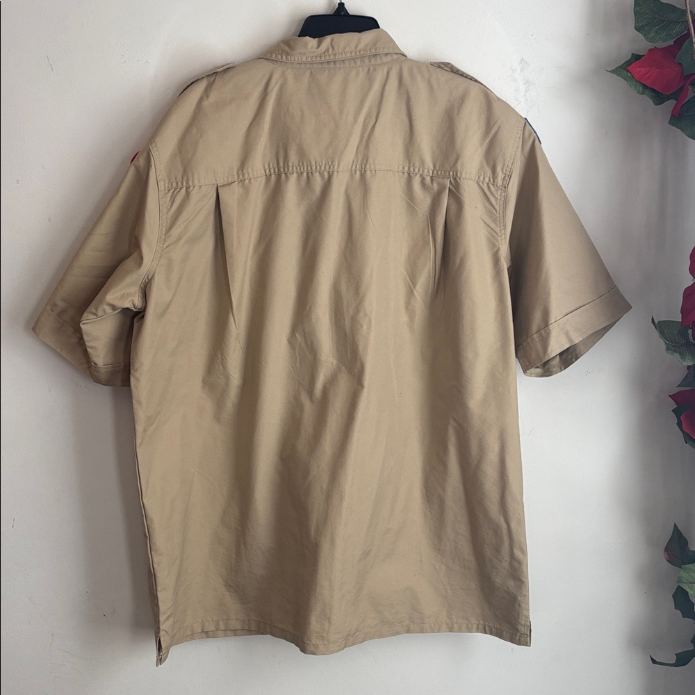 BSA | Tan Boy Scouts of America Shirt with Patches Sz XL - Picture 15 of 17